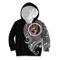Polynesian German Shepherd Dog Kid Hoodie Dog In My Heart LT6 Hoodie Black - Polynesian Pride