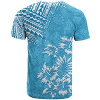 Hawaii Summer T Shirt Mix Polynesian Light Blue LT6 - Polynesian Pride