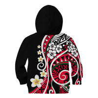 Plumeria Polynesian Kid Hoodie Trending Red LT6 - Polynesian Pride