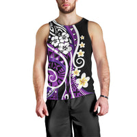 Plumeria Polynesian Men Tank Top Trending Purple LT6 - Polynesian Pride