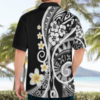 Plumeria Polynesian Hawaiian Shirt Trending Black LT6 - Polynesian Pride