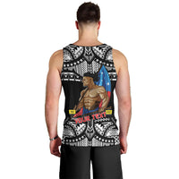 (Custom Personalised) Samoa Pride Men Tank Top Tribal Patterns Black LT6 - Polynesian Pride