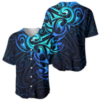 Matariki New Zealand Baseball Jersey Maori New Year Galaxy Sky Blue LT6 - Polynesian Pride