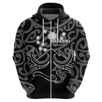 Matariki New Zealand Hoodie Maori New Year White LT6 - Polynesian Pride