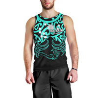 Matariki New Zealand Men Tank Top Maori New Year Turquoise LT6 - Polynesian Pride