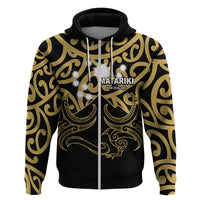 Matariki New Zealand Hoodie Maori New Year Gold LT6 - Polynesian Pride