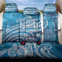 World Ocean Day Polynesian Pattern Back Car Seat Cover Crystal Waves