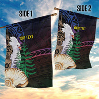 New Caledonia Kanaky Personalized Garden Flag Kagu Bird Emblem - Polynesian Pride