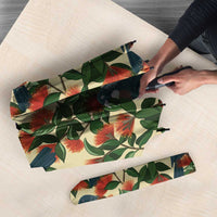 New Zealand Christmas Umbrella Romantic Tui Birds on Pohutukawa - Ivory - Polynesian Pride