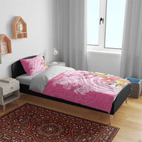 Aloha Maui Island Personalized Bedding Set Rose Dreamy Turtle