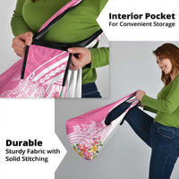 Aloha Maui Island Personalized Grocery Bag Rose Dreamy Turtle