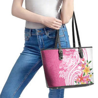 Aloha Maui Island Personalized Leather Tote Bag Rose Dreamy Turtle