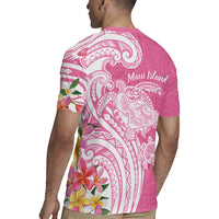 Aloha Maui Island Personalized Rugby Jersey Rose Dreamy Turtle