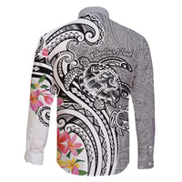 Aloha Kahoolawe Island Personalized Family Matching Puletasi and Hawaiian Shirt Ashen Dreamy Turtle