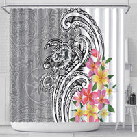 Aloha Kahoolawe Island Personalized Shower Curtain Ashen Dreamy Turtle