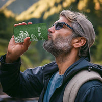 Aloha Molokai Island Personalized 4 in 1 Can Cooler Tumbler Sage Dreamy Turtle