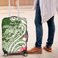 Aloha Molokai Island Personalized Luggage Cover Sage Dreamy Turtle