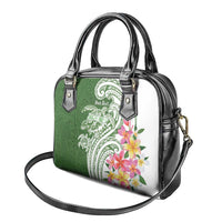 Aloha Molokai Island Personalized Shoulder Handbag Sage Dreamy Turtle
