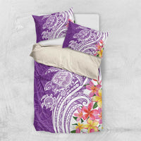 Aloha Kauai Island Personalized Bedding Set Lilac Dreamy Turtle