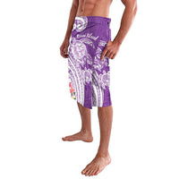 Aloha Kauai Island Personalized Lavalava Lilac Dreamy Turtle