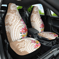 Aloha Ni’ihau Island Personalized Car Seat Cover Beige Dreamy Turtle