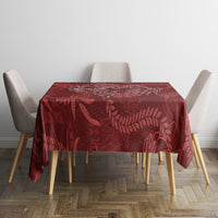 Hawaii Father's Day Vintage Lei Tablecloth Hauoli la Makuakane - Red LT7 - Polynesian Pride