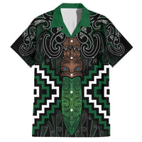 Maori Taiaha Pounamu Whakairo Personalized Hawaiian Shirt Jade Poutama Motifs