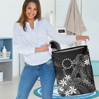 Black Kuki Airani Tapakau Laundry Basket Tribal Anchor Mix Tiare LT7 - Polynesian Pride