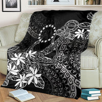 Black Kuki Airani Tapakau Blanket Tribal Anchor Mix Tiare