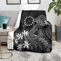 Black Kuki Airani Tapakau Blanket Tribal Anchor Mix Tiare