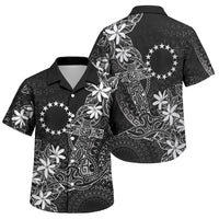 Black Kuki Airani Tapakau Family Matching Mermaid Dress and Hawaiian Shirt Tribal Anchor Mix Tiare LT7 Son's Shirt Black - Polynesian Pride