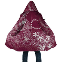 Maroon Kuki Airani Tapakau Cloak Tribal Anchor Mix Tiare LT7 Unisex Maroon - Polynesian Pride