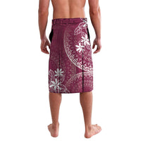 Maroon Kuki Airani Tapakau Lavalava Tribal Anchor Mix Tiare LT7 - Polynesian Pride