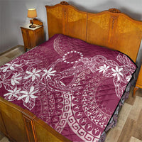 Maroon Kuki Airani Tapakau Quilt Tribal Anchor Mix Tiare LT7 - Polynesian Pride