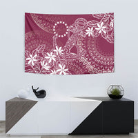 Maroon Kuki Airani Tapakau Tapestry Tribal Anchor Mix Tiare LT7 - Polynesian Pride