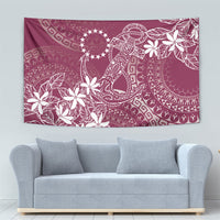 Maroon Kuki Airani Tapakau Tapestry Tribal Anchor Mix Tiare LT7 - Polynesian Pride