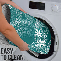 Teal Kuki Airani Tapakau Bathroom Set Tribal Anchor Mix Tiare LT7 - Polynesian Pride