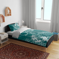 Teal Kuki Airani Tapakau Bedding Set Tribal Anchor Mix Tiare