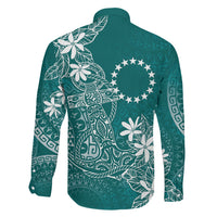 Teal Kuki Airani Tapakau Family Matching Mermaid Dress and Hawaiian Shirt Tribal Anchor Mix Tiare