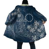 Navy Kuki Airani Tapakau Cloak Tribal Anchor Mix Tiare