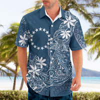 Navy Kuki Airani Tapakau Hawaiian Shirt Tribal Anchor Mix Tiare LT7 - Polynesian Pride
