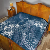 Navy Kuki Airani Tapakau Quilt Tribal Anchor Mix Tiare