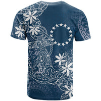 Navy Kuki Airani Tapakau T Shirt Tribal Anchor Mix Tiare