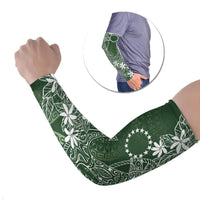 Sage Green Kuki Airani Tapakau Arm Sleeves Tribal Anchor Mix Tiare LT7 Set of 2 Sage Green - Polynesian Pride