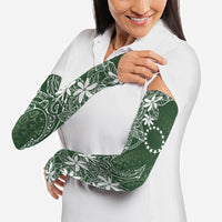 Sage Green Kuki Airani Tapakau Arm Sleeves Tribal Anchor Mix Tiare LT7 - Polynesian Pride