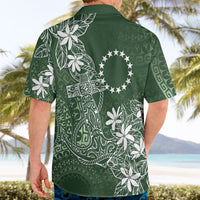 Sage Green Kuki Airani Tapakau Hawaiian Shirt Tribal Anchor Mix Tiare LT7 - Polynesian Pride