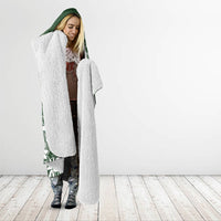 Sage Green Kuki Airani Tapakau Hooded Blanket Tribal Anchor Mix Tiare LT7 - Polynesian Pride