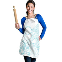 Turquoise Kuki Airani Tapakau Apron Tribal Anchor Mix Tiare