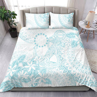 Turquoise Kuki Airani Tapakau Bedding Set Tribal Anchor Mix Tiare