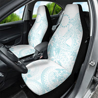 Turquoise Kuki Airani Tapakau Car Seat Cover Tribal Anchor Mix Tiare
